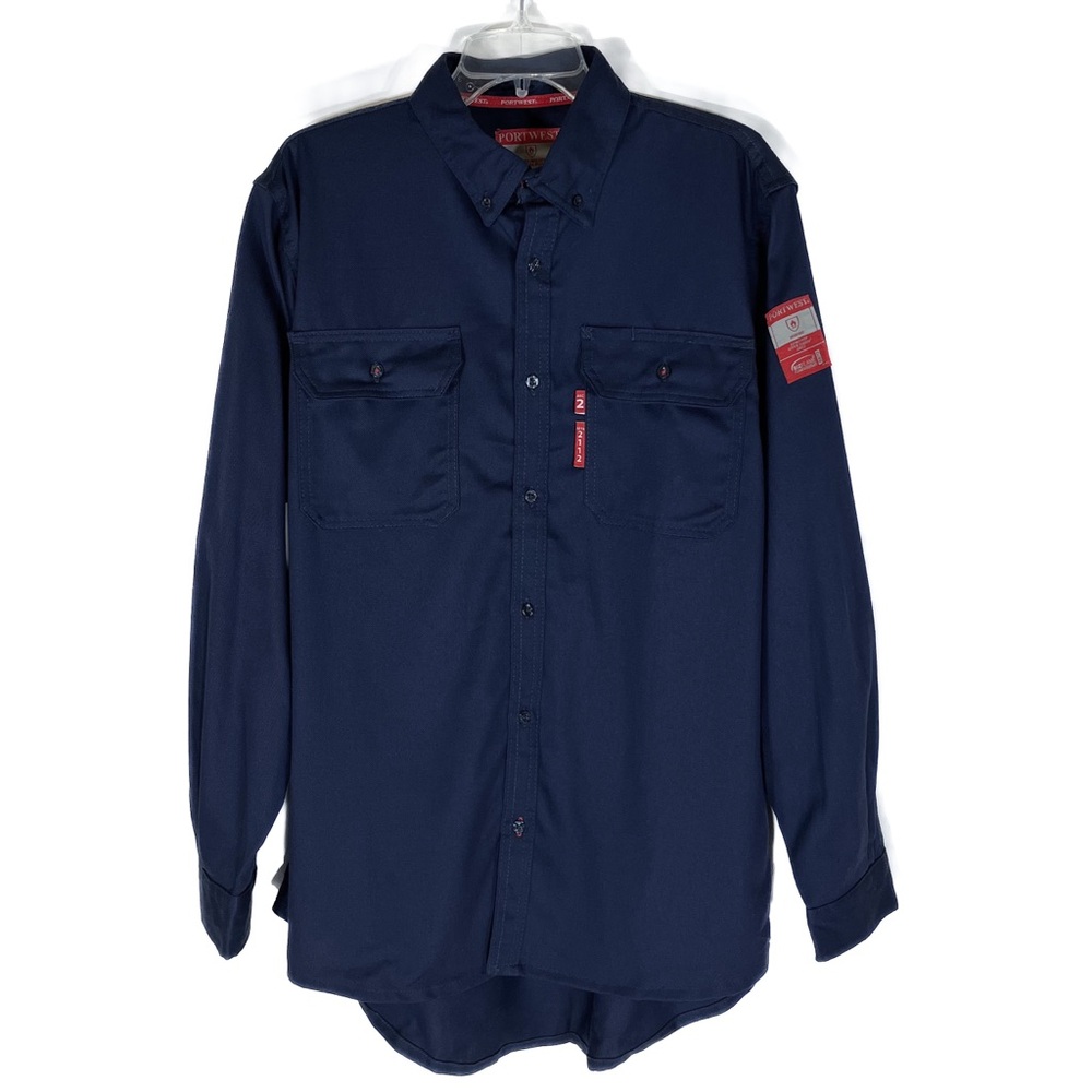 Portwest Biz Flame Flame Resistant Long Sleeve Button Up Shirt Large ARC2